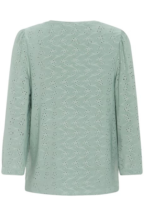 Blouse met lange mouwen Regular fit Lily Pad CC light green - Image 5