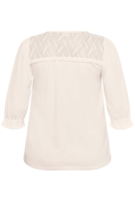 Blouse met lange mouwen Regular fit Chalk white - Image 5