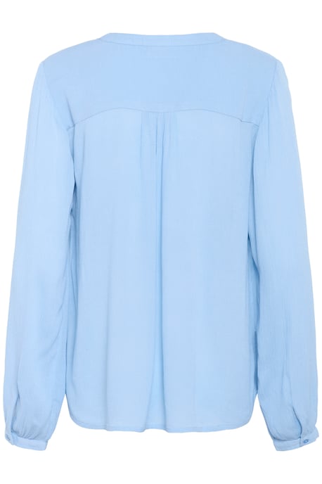 Blouse met lange mouwen Regular fit Soft Chambray blue - Image 5