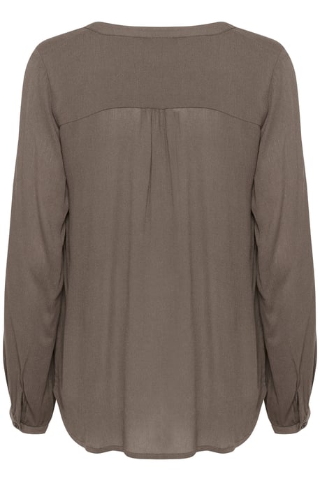 Blouse met lange mouwen Regular fit Major Brown - Image 5
