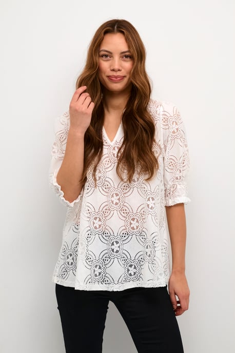 Blouse met lange mouwen Relaxed fit Spring Gardenia - Image 3