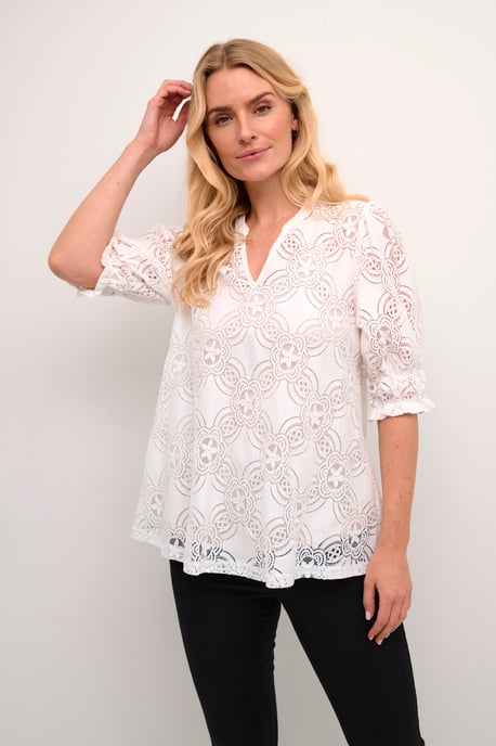 Blouse met lange mouwen Relaxed fit Spring Gardenia - Image 4