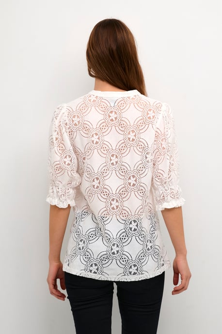 Blouse met lange mouwen Relaxed fit Spring Gardenia - Image 5