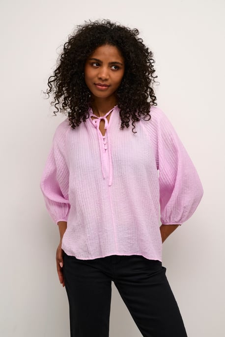 Blouse met lange mouwen Loose fit Lilac Snow purple - Image 2