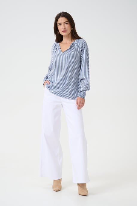 Blouse met lange mouwen Regular fit Blue Milkboy - Image 1