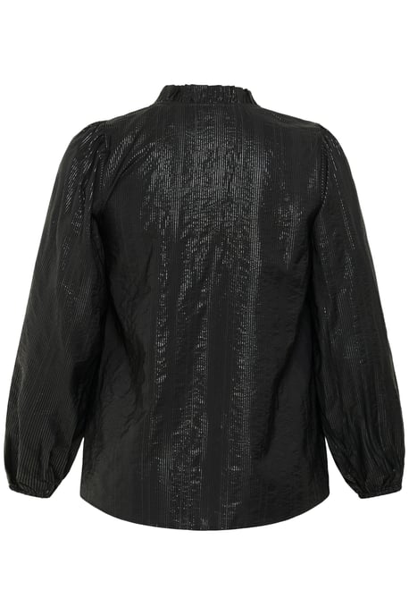 Blouse met lange mouwen Regular fit Black - Image 5