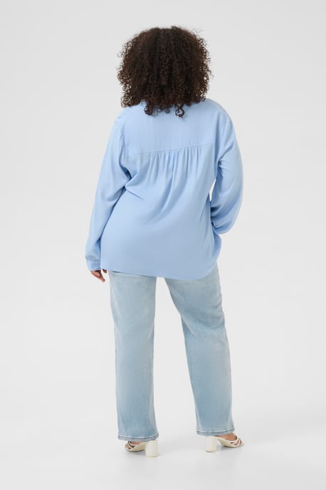 Blouse met lange mouwen Regular fit Moonstruck / Black Stripe beige - Image 5
