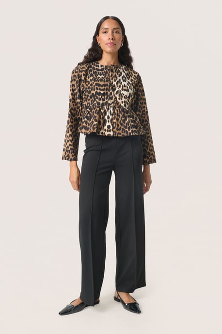 Blouse met lange mouwen Feminine Leopard Pattern - Image 2