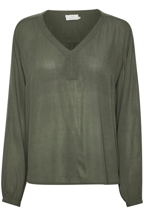 Blouse met lange mouwen Regular fit Grape Leaf green - Image 3