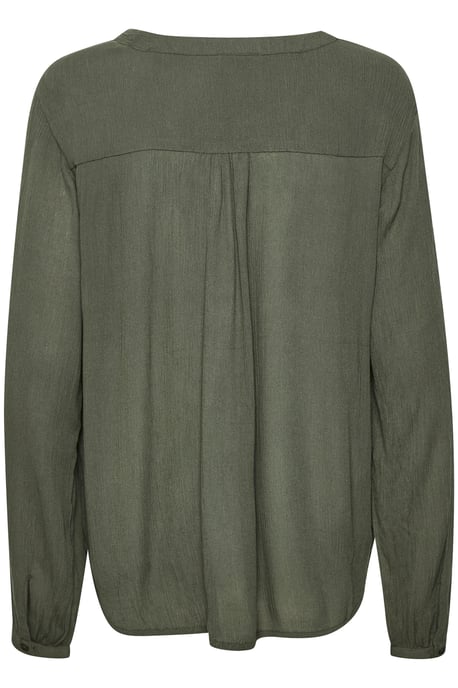 Blouse met lange mouwen Regular fit Grape Leaf green - Image 4