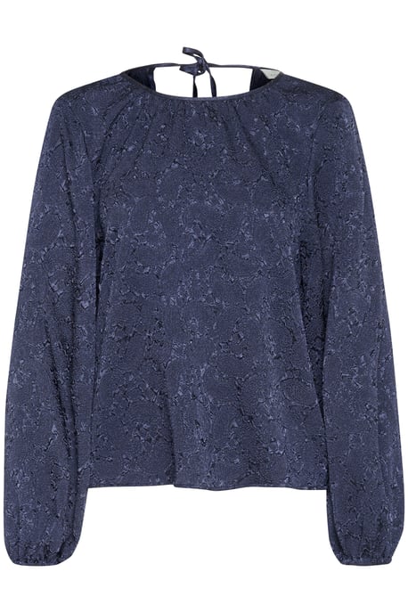 Blouse met lange mouwen Regular fit Midnight Marine CC - Image 4