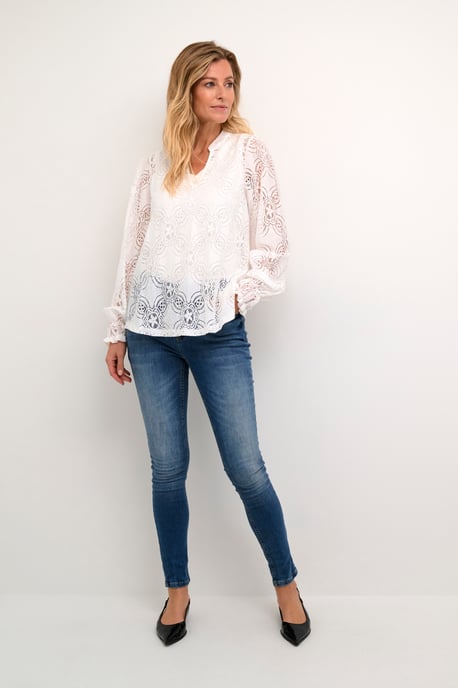 Blouse met lange mouwen Relaxed fit Spring Gardenia - Image 2