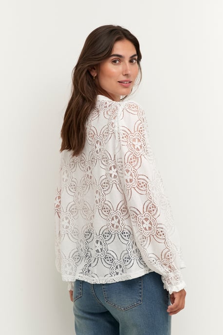 Blouse met lange mouwen Relaxed fit Spring Gardenia - Image 5