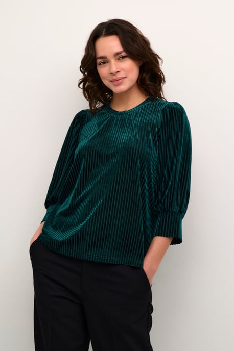 Blouse met lange mouwen Loose fit Garden Topiary CC. green - Image 2