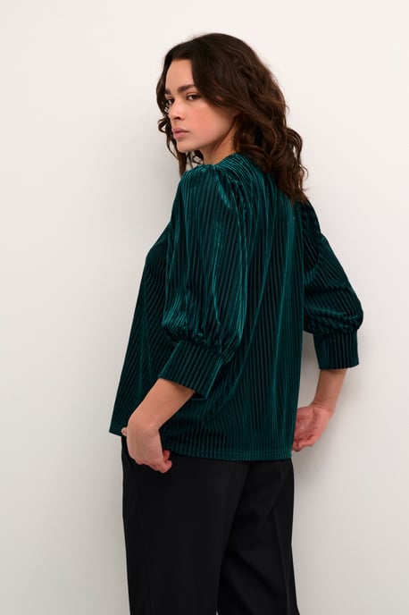 Blouse met lange mouwen Loose fit Garden Topiary CC. green - Image 3