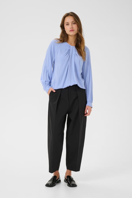 Blouse met lange mouwen Regular fit Cornflower - Image 1