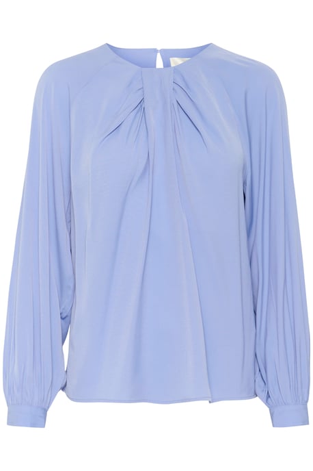 Blouse met lange mouwen Regular fit Cornflower - Image 4