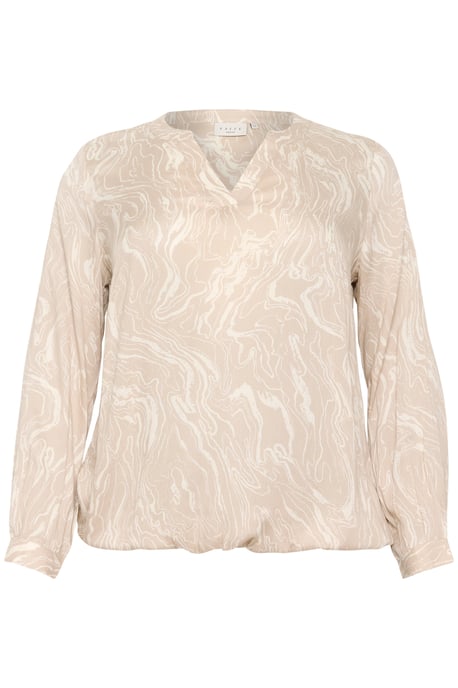 Blouse met lange mouwen Regular fit Feather Gray,Chalk Print grey white - Image 4
