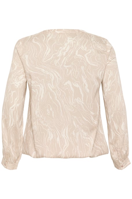 Blouse met lange mouwen Regular fit Feather Gray,Chalk Print grey white - Image 5