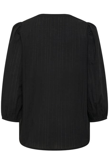 Blouse met lange mouwen Regular fit Black Deep - Image 5