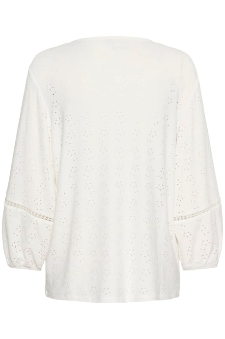 Blouse met lange mouwen Regular fit Chalk CC. - Image 5
