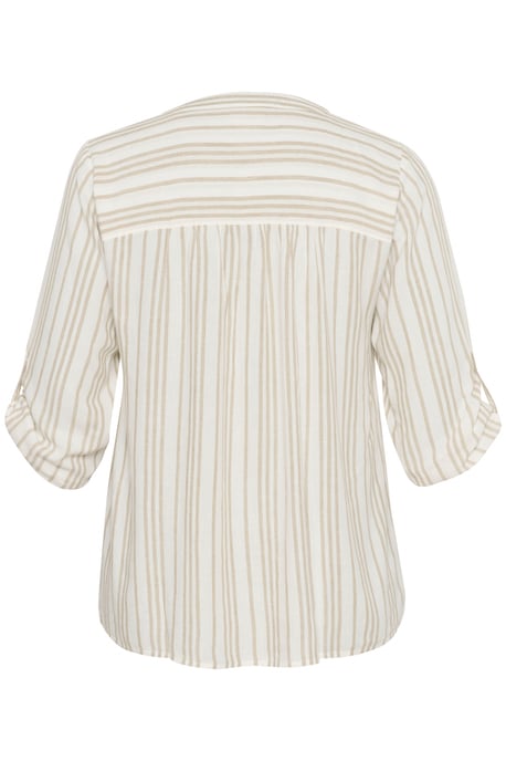 Blouse met lange mouwen Regular fit Chalk / Chinchilla Stripe - Image 5