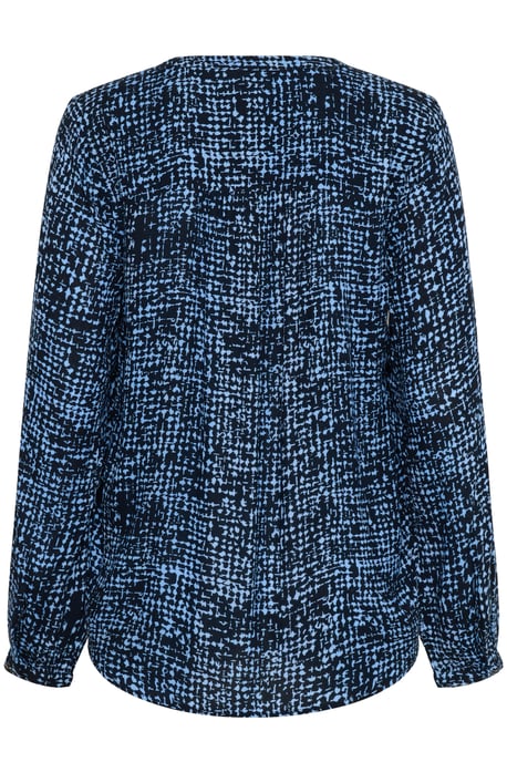 Blouse met lange mouwen Regular fit Midnight/Blue Graphic Dot - Image 5
