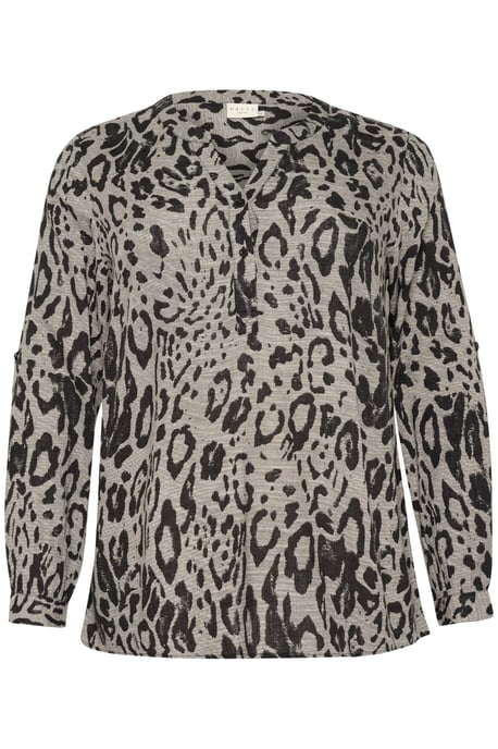 Blouse met lange mouwen Regular fit Moonstruck / Black Animal animal - Image 4