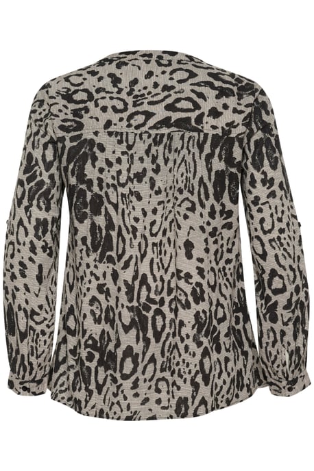 Blouse met lange mouwen Regular fit Moonstruck / Black Animal animal - Image 5