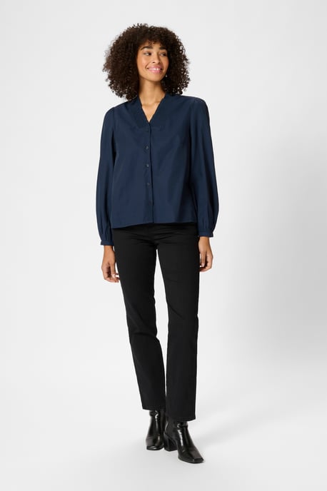 Blouse met lange mouwen Regular fit Midnight Marine - Image 5