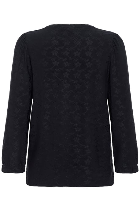 Blouse met lange mouwen Regular fit Black Deep CC. black - Image 5