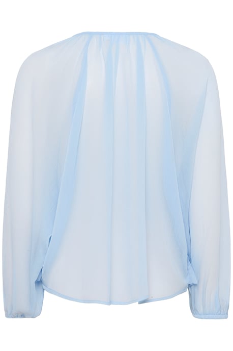 Blouse met lange mouwen Loose fit Chambray Blue - Image 5