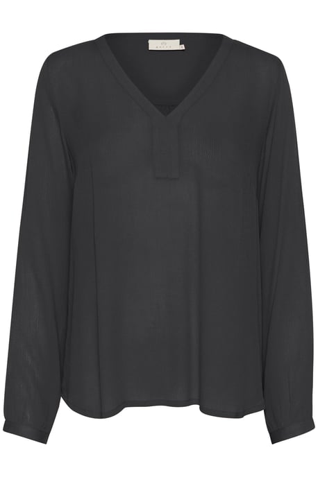 Blouse met lange mouwen Regular fit Black Oyster - Image 4