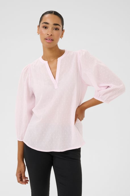 Blouse met lange mouwen Regular fit Lilac Snow - Image 3