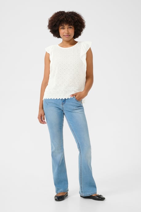 Mouwloos shirt Regular fit Snow White - Image 1