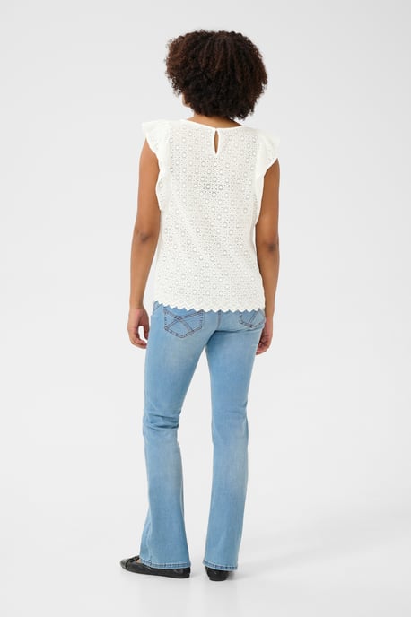 Mouwloos shirt Regular fit Snow White - Image 3