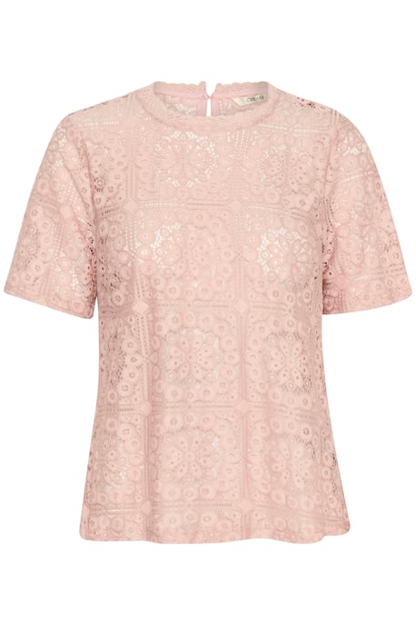 Blouse met korte mouwen Regular fit Burnished Lilac lilac - Image 4