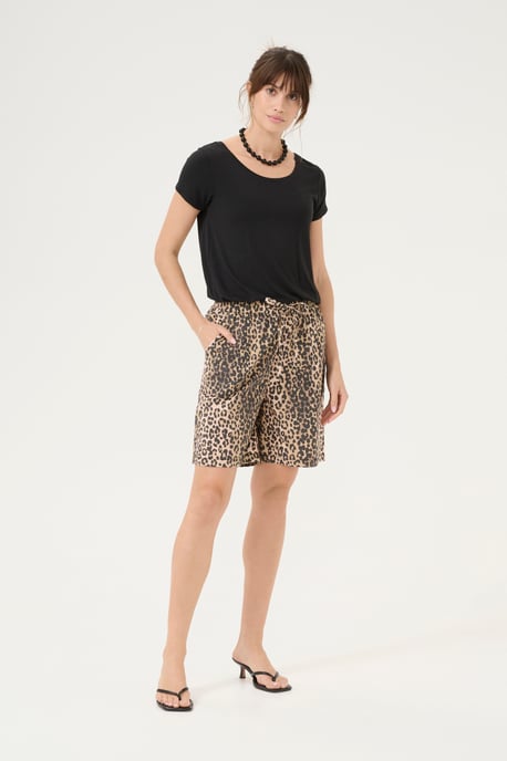 Short Casual fit Leopard Wash - Image 1