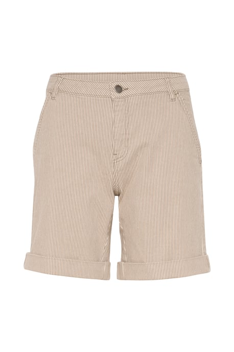 Short Loose fit Dune/White Stripe sand - Image 4