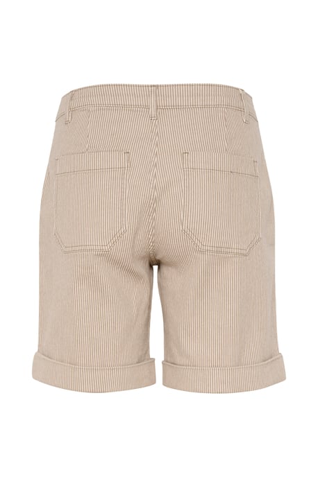 Short Loose fit Dune/White Stripe sand - Image 5