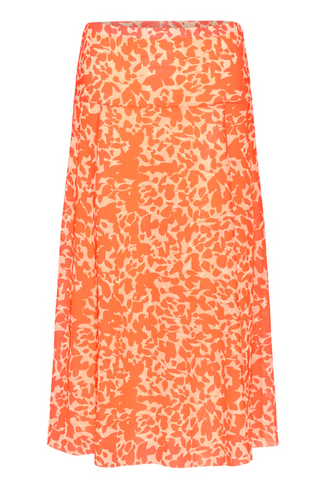 Rok A-shape Tangerine Tango Leaf orange - Image 4
