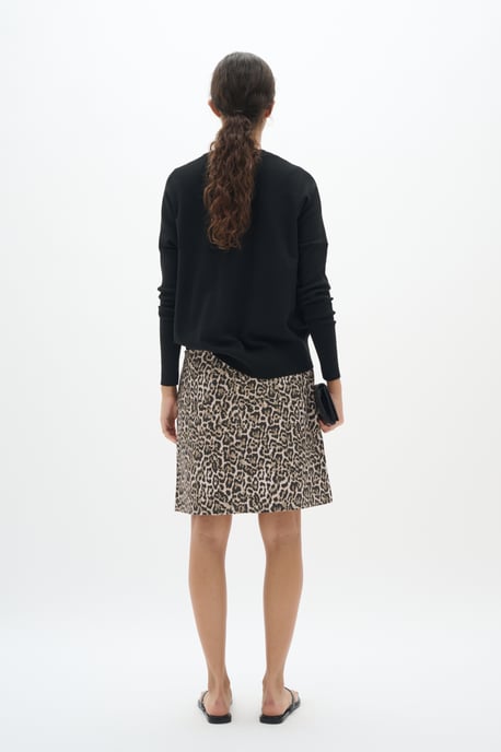 Rok A-shape Classic Leopard animal - Image 5