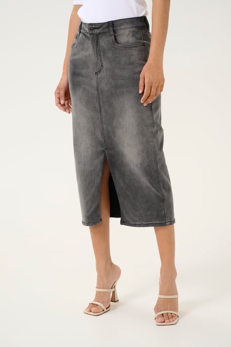 Denim rok Regular fit Medium Grey Denim grey - Image 2