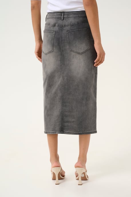Denim rok Regular fit Medium Grey Denim grey - Image 3