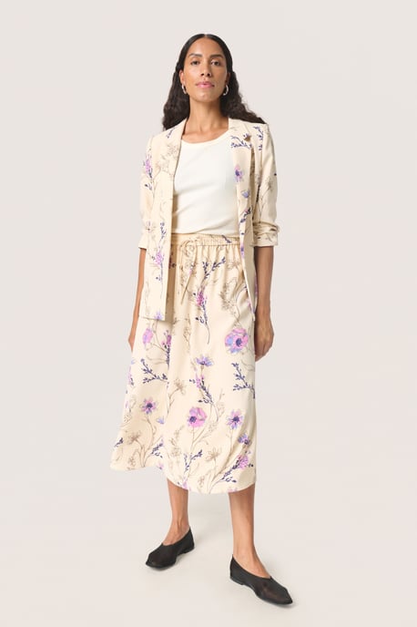Rok A-shape Whitecap Gray Floral Print multicolour - Image 1
