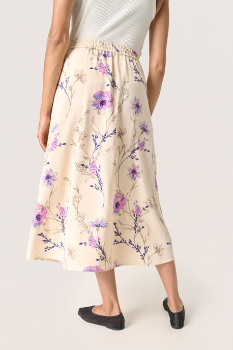 Rok A-shape Whitecap Gray Floral Print multicolour - Image 3