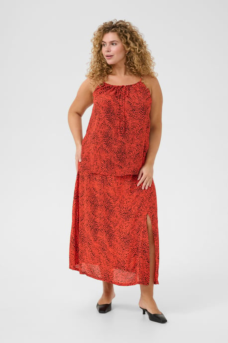 Rok A-shape Grenadine Graphic Animal red - Image 2