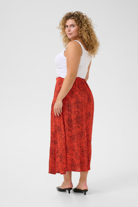 Rok A-shape Grenadine Graphic Animal red - Image 3
