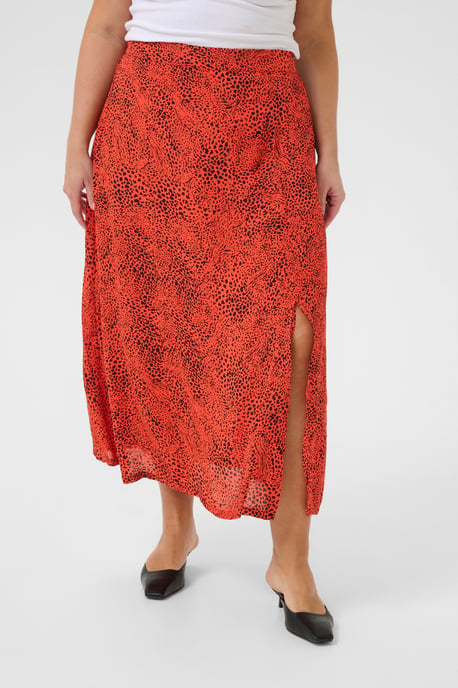 Rok A-shape Grenadine Graphic Animal red - Image 4