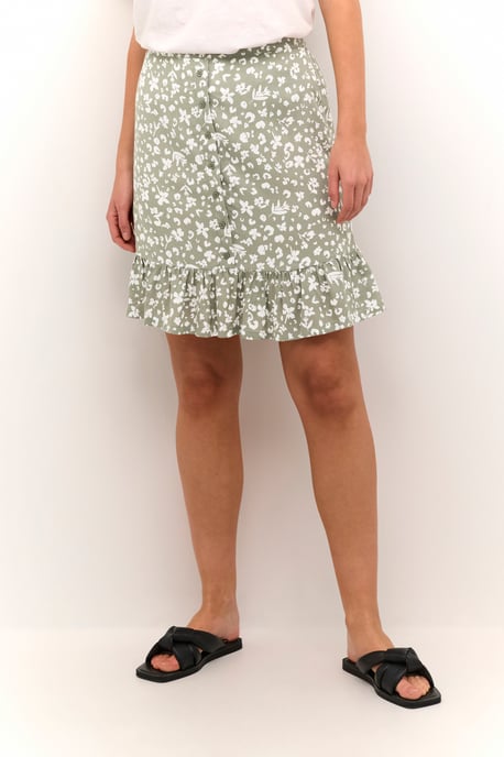 Rok Regular fit Vetiver/Chalk Flower white green - Image 2